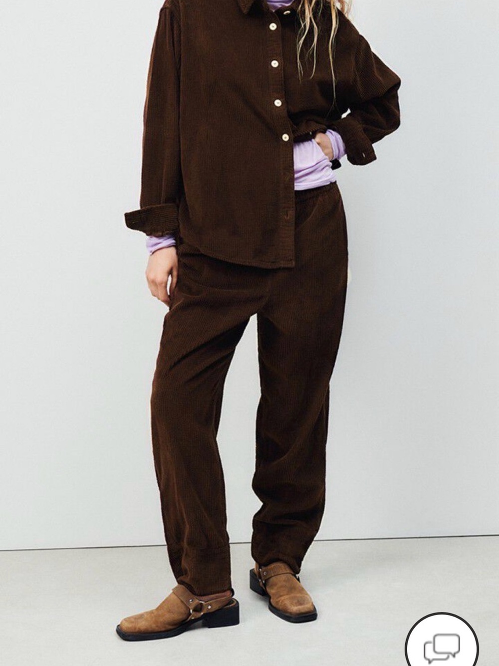 American Vintage Padow Corduroy Pull-on Trouser - NWT medium “vintage brownie”